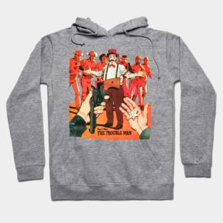 Don't Miss The Trouble Man Cowboy Western Retro Comic Hoodie